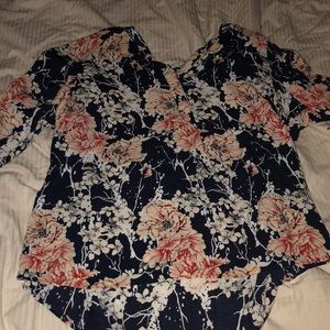 Anne Carson floral Top